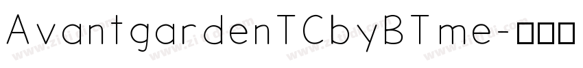 AvantgardenTCbyBT me字体转换